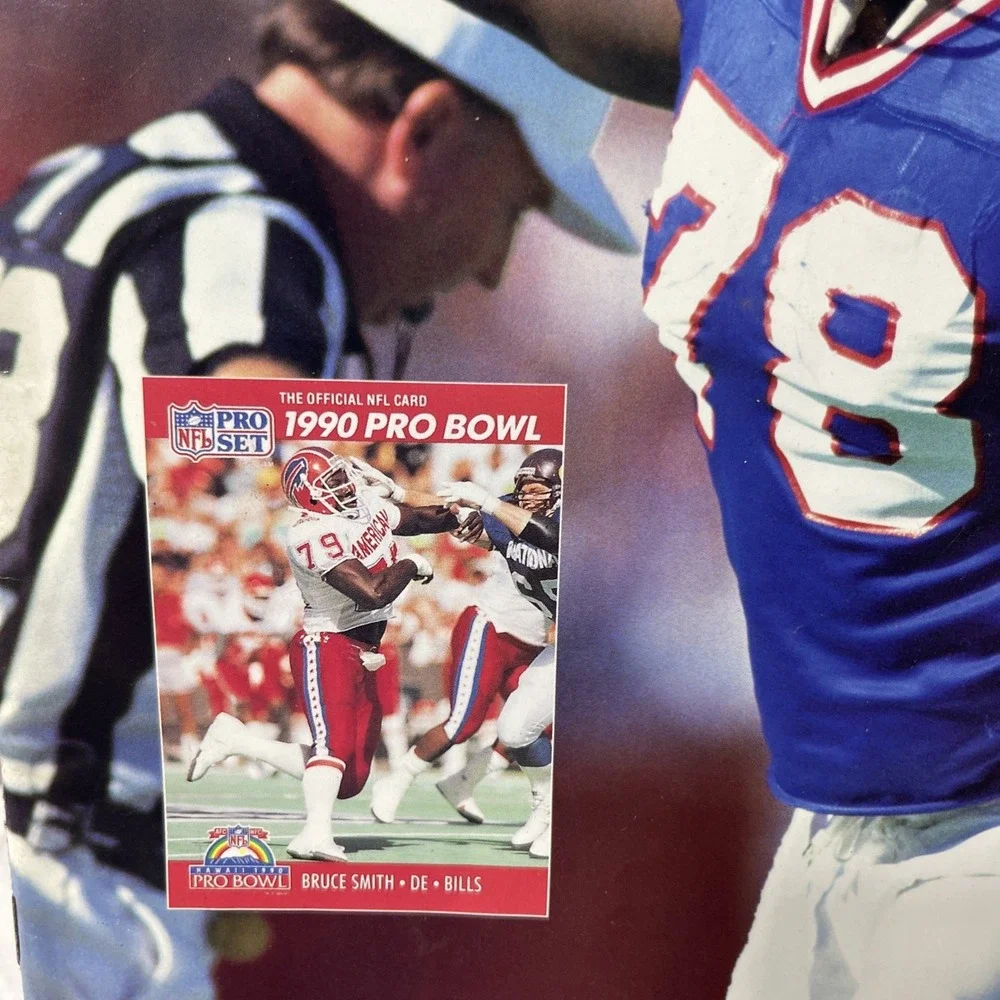 Beckett Football Card Monthly Magazine #14 Bruce Smith May 1991 Buffalo Bills